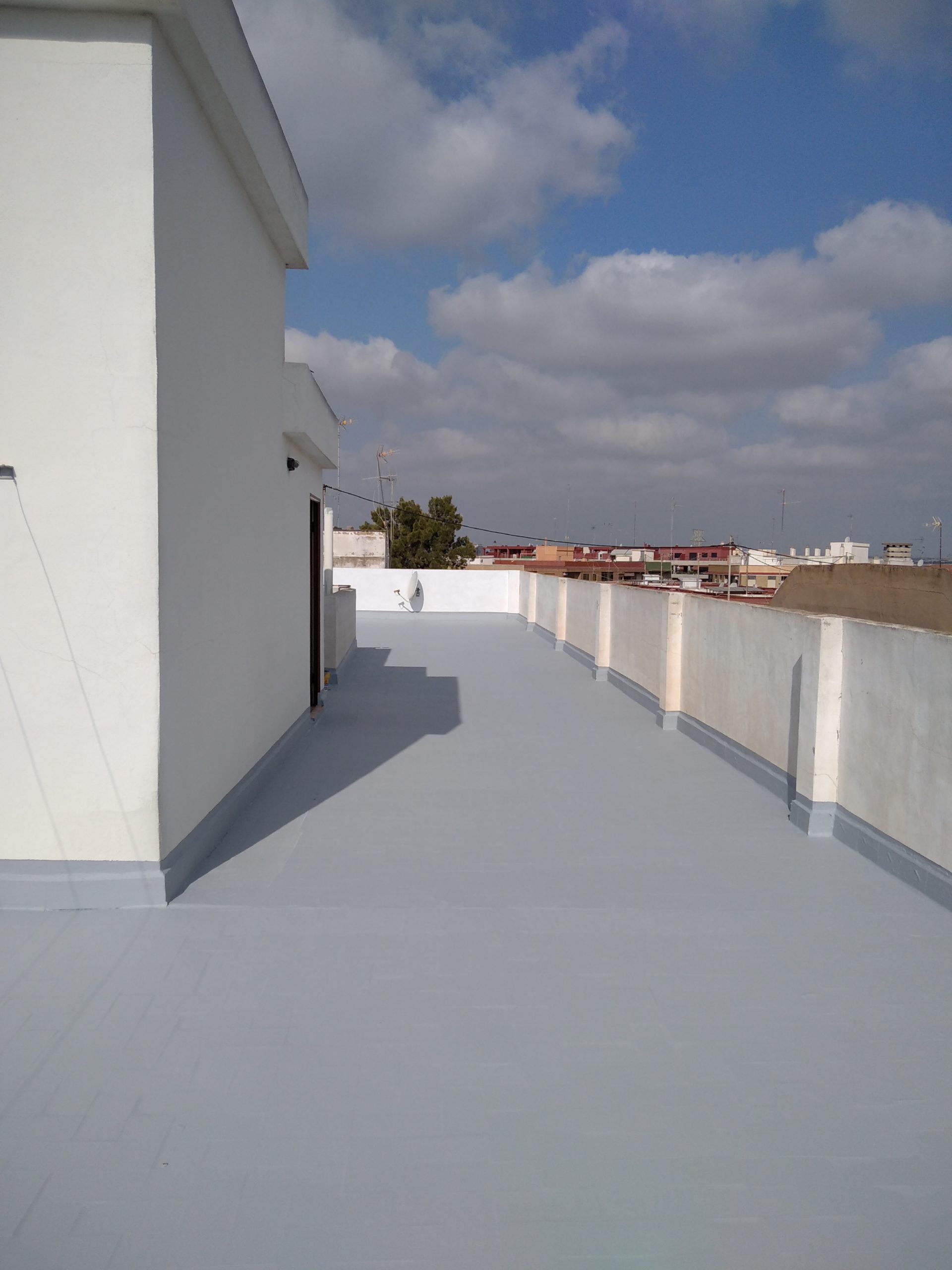 Impermeabilizacion de terraza con resinas