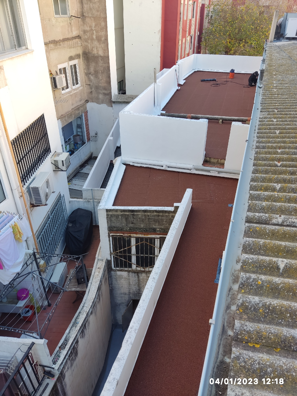 Reparacion de terraza con membrana asfaltica